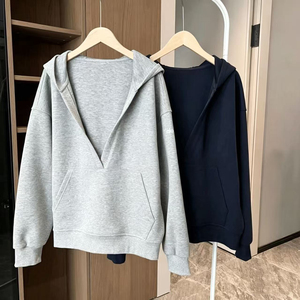 Wholesale <strong>Womens</strong> Oversized Sweatshirts Fleece Hoodies Custom Logo Unisex <strong>Hoodie</strong> With Pockets Fleece Winter Clothes for <strong>Women</strong> - Product Image 1