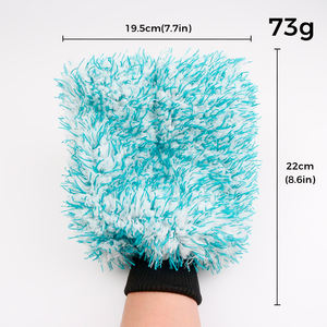 <span class=keywords><strong>Gant</strong></span> de lavage de voiture en <span class=keywords><strong>microfibre</strong></span> douce de qualité supérieure, sans rayures, <span class=keywords><strong>pour</strong></span> le detailing automobile, hautement absorbant <span class=keywords><strong>pour</strong></span> nettoyer la peinture, les <span class=keywords><strong>vitres</strong></span> et les miroirs - Product Image 4
