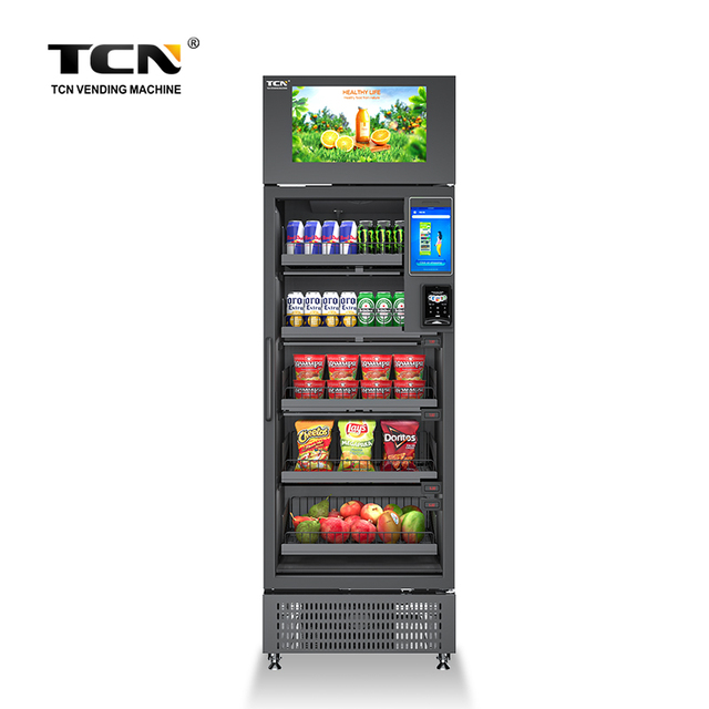 TCN Convenience Cabinet Vending Machine Refrigerated Fresh Fruit  Smart Fridge Vending Machine