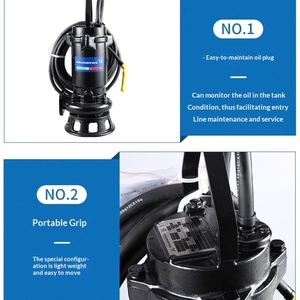 Pompe à eaux pluviales DP10.65.26.2.50B 3,5 kW 380 V Garantie 1 an Pompes de traitement des eaux usées commerciales et domestiques pour utilisation en zones peu profondes - Product Image 4