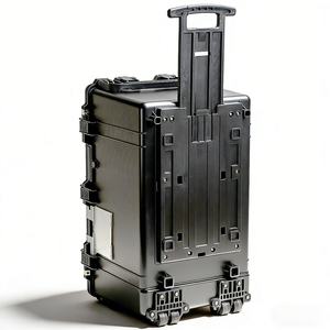 Ningbo fabrika büyük boy sert PP plastik enjeksiyon ekipmanları koruyucu taşıma taşıma uçuş ile tekerlekli çanta tekerlek - Product Image 3