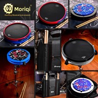 Hanqi Marching Trainer U12 ve Güçlü Elastik 12 İnç Perküsyon Davul Seti