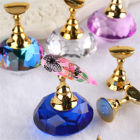 Support d'affichage magnétique argenté pour nail art, outil de pratique de manucure