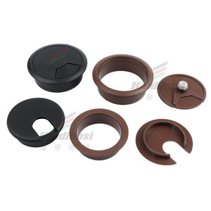 Haidibosi Desk Cable Hole Cover Round 50 60mm ABS Plastic Dustproof Plug For <b>Office</b> <b>Computer</b> Desktop Cable Management - Product Image 5