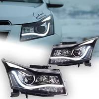 Nouvelles lentilles de projecteur pour accessoires automobiles avec température de couleur de 6000K, phare avant pour Chevrolet Cruze 2009-2014, phares LED