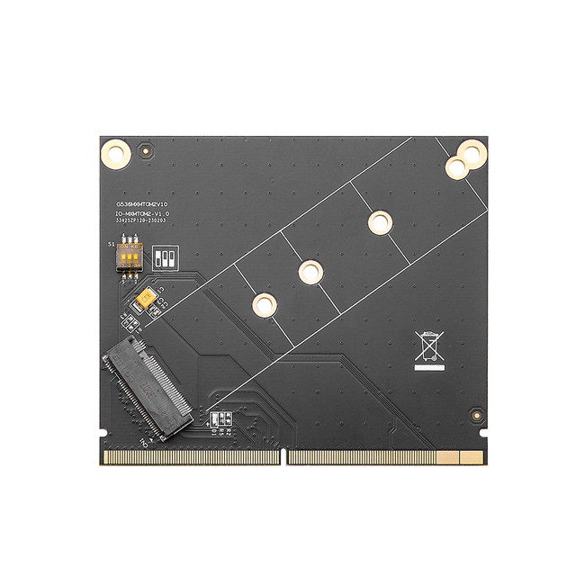 PCIe MXM 3.0 to M.2 NVMe SSD Adapter Card with Metal Supports PCIe Gen4/Gen3 Industrial Grade -40 to 85C for Laptops