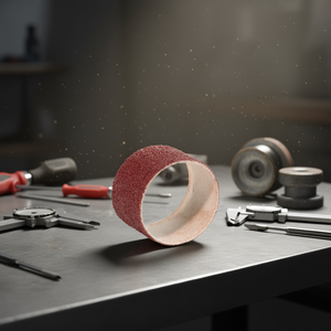 Manga de tela abrasiva de corindón de 30x30 mm para trabajos de rectificado y pulido de precisión - Product Image 3