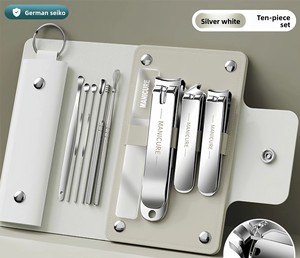 Ensemble de coupe-ongles professionnel durable en acier inoxydable 4 en 1, outils pour cuticules, kit de <span class=keywords><strong>manucure</strong></span> <span class=keywords><strong>et</strong></span> pédicure, sac, soin des ongles, TONGDE - Product Image 2