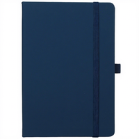 Agenda de Cuero con Tapa Dura A5, Cuaderno de Hojas Sueltas, Logotipo Personalizado, Cierre Elástico, Diario, Libro de Planificación, Regalo