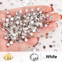 Gros SS3-SS20 Y2K Bling strass thermocollants - Pack en vrac strass plats pour vêtements DIY