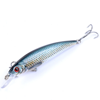 Non peint ABS bricolage Jerkbait leurre blancs pour appât vivant vairon leurre faisant des leurres vierges pour bricolage engins de pêche
