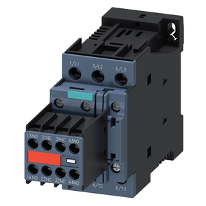 Contacteur de commande électrique 24VDC à montage sur rail DIN industriel avec bornes à vis Pot Supply 3RT2516-1BB40 - Product Image 2