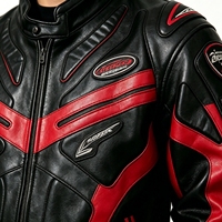 Veste en cuir pour homme, design original haut de gamme, personnalisable OEM ODM, style motard, course tout-terrain, vêtement d'extérieur tendance