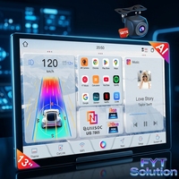 Autoradio intelligent Android 13 pouces 8+128 Go avec GPS, écran tactile CarPlay, moniteur arrière 5G intégré pour MP3