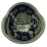 Casco táctico Protector de seguridad personalizado verde multifunción M88 PE