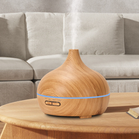 Diffuseur d'aromathérapie à ultrasons électrique portable de 500ml avec haut-parleur de musique 1 an de garantie Humidificateur d'air pour usage domestique