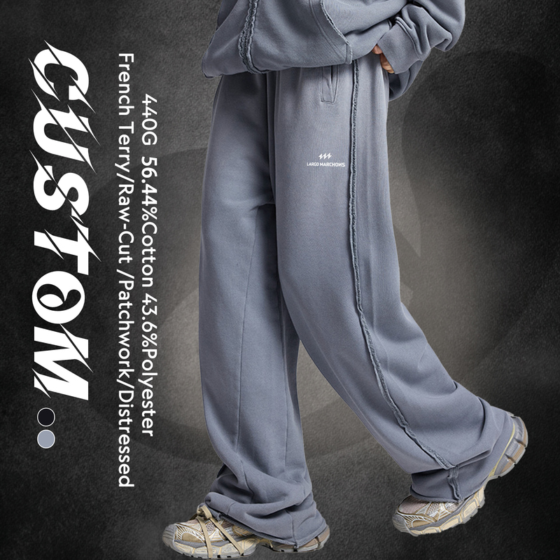 Heavyweight 430GSM Men s Sweatpants Plain