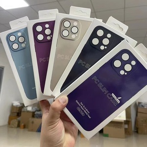 Coque de téléphone portable en verre givré de qualité supérieure, protection d'objectif d'appareil photo pour <span class=keywords><strong>iPhone14</strong></span> Pro Max, étui de téléphone magnétique - Product Image 1