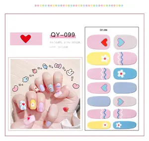 Factory Wholesale Korean Style Self - Adhesive Translucent Nail Sticker