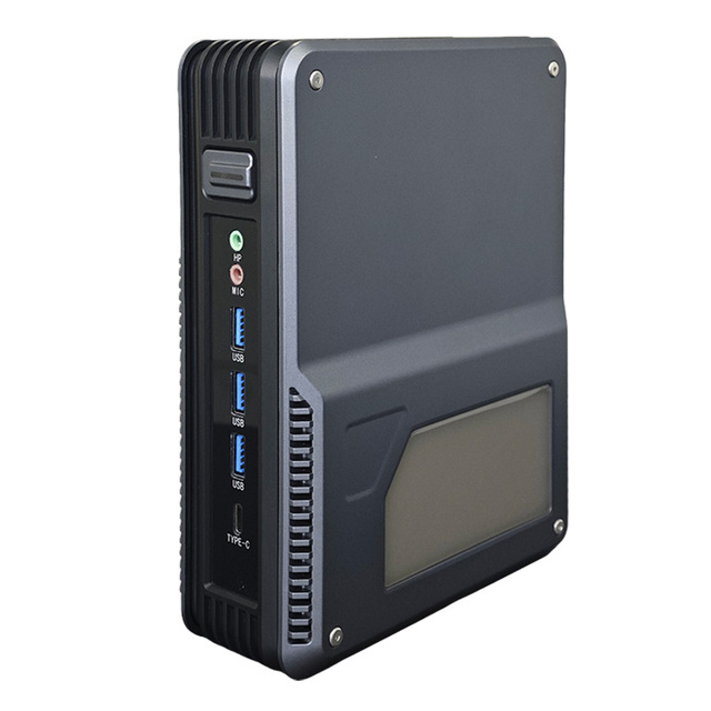 AI Mini Pc Linux Intel Ultra 5 125H Processor 4.5 GHz Desktop Mini Gaming Pc Office Business Computer 1*DP 1*HDMI Windows 11