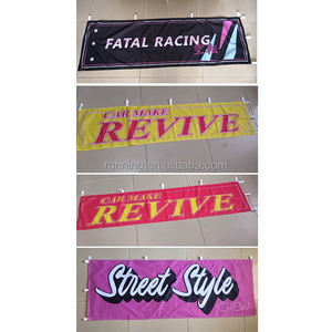 Promozione 2025 nuovo prodotto a buon mercato di alta qualità impermeabile 100% poliestere doppio lato pubblicità 180x60cm bandiere Nobori personalizzate - Product Image 4
