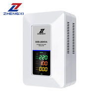 Stabilisateur de tension automatique mural de type relais 2KVA 3KVA 5KVA, entrée 90-280V, régulateurs de tension/AVR pour la maison