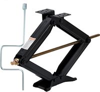 Kit de cric à ciseaux à usage intensif OEM ODM, 5,000 lb. 24 "étendu, 4-1/4" rétracté pour l'utilisation de la voiture de RV