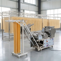 Machine à nouilles à rouleaux en acier inoxydable commerciale, équipement automatique de fabrication de nouilles fraîches pour restaurant, magasin d'alimentation