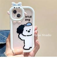 Nouveauté Coque de téléphone transparente en acrylique Anime Accessoires Housse arrière pour Iphone 11 12 13 14 15 16 17 18 Pro Max