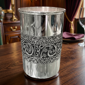 Verre en acier inoxydable à double paroi, motif floral vintage, cadeau de fête pour adultes - Product Image 4