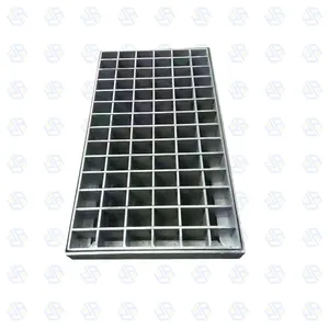 Atacado Novo Design Superfície Lisa Metal Soldado Aço Grating Porta Mat