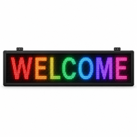 Letrero LED RGB P10 con Desplazamiento, Resistente al Agua IP65 para Exteriores, Tablero de Mensajes Programable con WiFi para Tiendas Minoristas