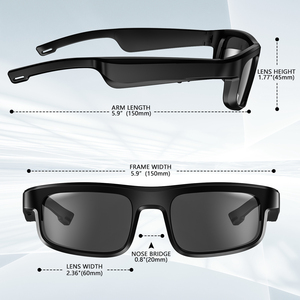 Lunettes intelligentes multifonctionnelles Bluetooth : appels mains libres, protection oculaire anti-vent, idéales pour la conduite en toute sécurité - Product Image 3