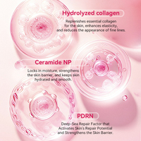 Base de Maquillaje Todo en Uno para Rellenar Líneas Finas, Tratamiento Facial, Ojos y Cuello, Esencia de Colágeno PDRN, Bálsamo en Barra Multiarrugas