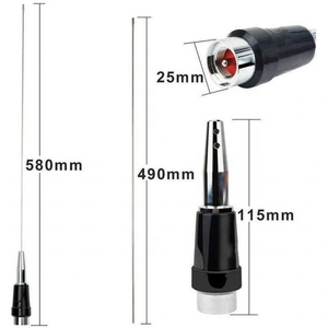 เสาอากาศวิทยุสแตนเลส UHF ยี่ห้อ Diamonds รุ่น MC200 340-520MHz ปรับได้สำหรับรถยนต์ - Product Image 3