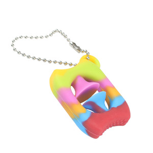 Agarrador de dedos de silicona arcoíris con ventosa, fortalecedor de manos, juguete antiestrés para entrenamiento de agarre - Product Image 2