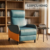 VANBOW Modernes 528-teiliges/40HQ Leder-Sofa mit Liegefunktion, Push-Back-Relaxsessel, ausziehbar, Holz und Stoff erhältlich, Großhandel