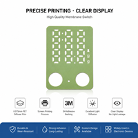 Film de protection en plastique pour écran de commande frontal PET, avec impression graphique, découpe, sérigraphie et autocollant adhésif
