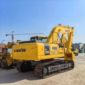 เครื่องขุดดิน Komatsu แบบใช้ PC200-7ไฮดรอลิก20ตันรถขุดตีนตะขาบน้ำหนักปฏิบัติการ - Product Image 3