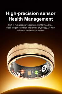 Vente flash - Bague intelligente en acier inoxydable R04S - Utilisation de 5 à 7 jours - Surveillance de la fréquence cardiaque et de l'oxygène sanguin <span class=keywords><strong>24h</strong></span>/24 - 7 tailles disponibles - Expédition rapide - Product Image 2