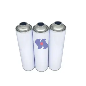 70x253mm High Pressure White Coating Empty Aerosol Spray Tin Cans Factory over 25 Years