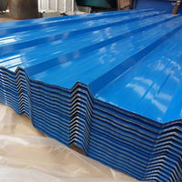 Tôles ondulées galvanisées prépeintes directement de l'usine, forme trapézoïdale, type IBR DX51D PPGI, pour toiture en acier corrugué