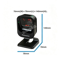 Lecteur de codes-barres fixe omnidirectionnel Datalogic Magellan 900i pour le commerce de détail, scanner de bureau 2D RS-232 USB OEM Android filaire