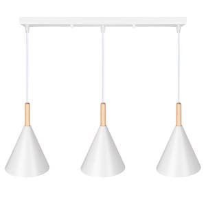Lámpara Colgante "Madeleine"  [SKD-P130-3-W] - Product Image 1