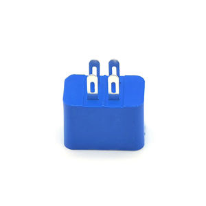 Conector de ranura de borde para bus 805 de 3.96*5.08mm, 4P, tipo de cable para soldar, azul, H:12.0mm, contacto chapado en oro - Product Image 1