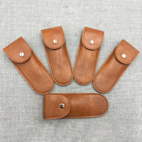 Étui de ceinture en cuir de haute qualité pour couteau pliant, outil, lampe de poche, pour la chasse, le camping et les activités de plein air