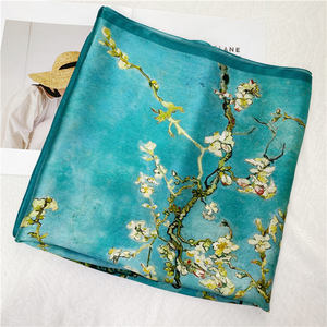 Sciarpa in <span class=keywords><strong>seta</strong></span> 100% di nuovo Design da donna <span class=keywords><strong>blu</strong></span> Super morbida in <span class=keywords><strong>seta</strong></span> taglia lunga per eleganza da donna BB - Product Image 3