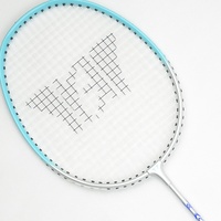 Vente en gros personnalisé Aluminium + Acier trempé avec T Joint Badminton Rocket Raquette d'entraînement durable de haute qualité pour l'entraînement