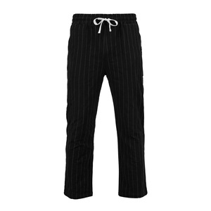 Men's Linen Striped Straight Fit Drawstring Pants Breathable <b>Summer</b> Casual Long <b>Trousers</b> - Product Image 5