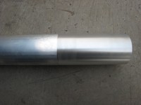Machine de polissage semi-automatique à bande abrasive pour tubes en aluminium et en carbone, brosse métallique